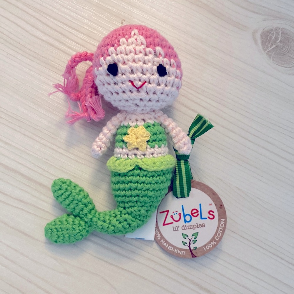 Petit Ami hand crochet rattle
